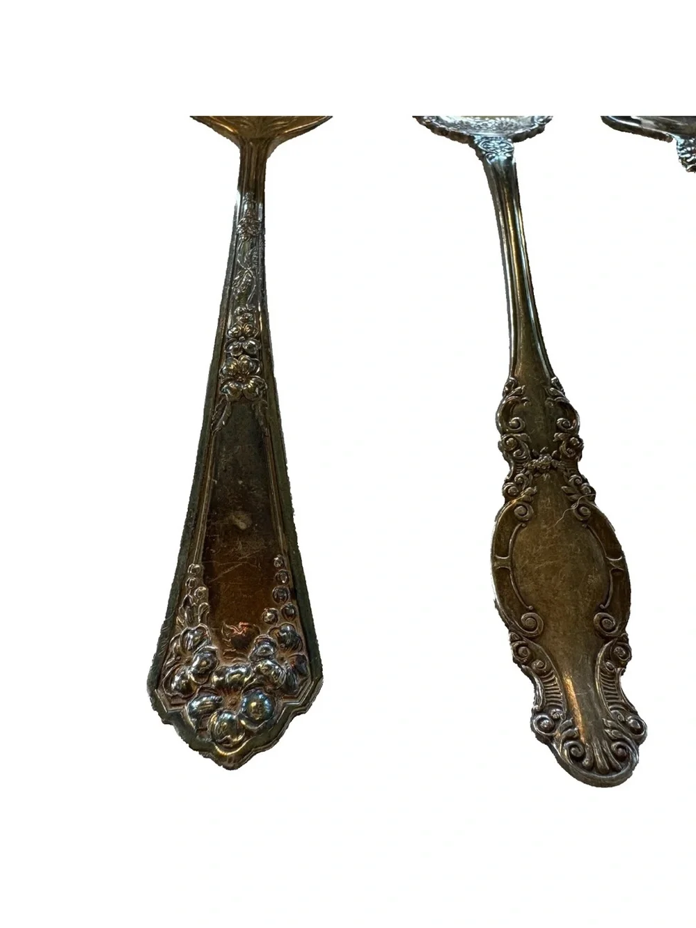 Silver Plated Misc Ornate Serving Pieces SET OF FOUR Vintage